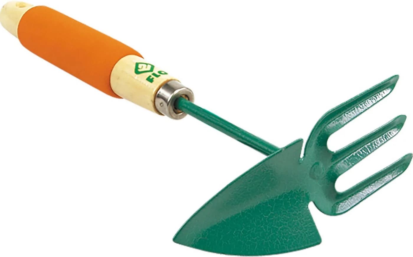 TRIZERATOP Gartenhacke mit Krallen und Holzgriff, 8 cm