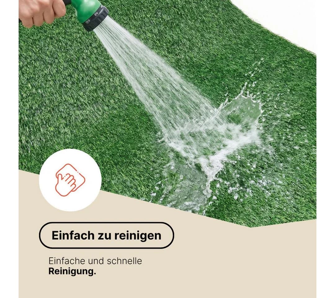 Tapiso Kunstrasen VERDE Grün 30 mm UV-beständig - Bild 5