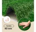 Tapiso Kunstrasen VERDE 40 mm UV-beständig pflegeleicht Bild 3