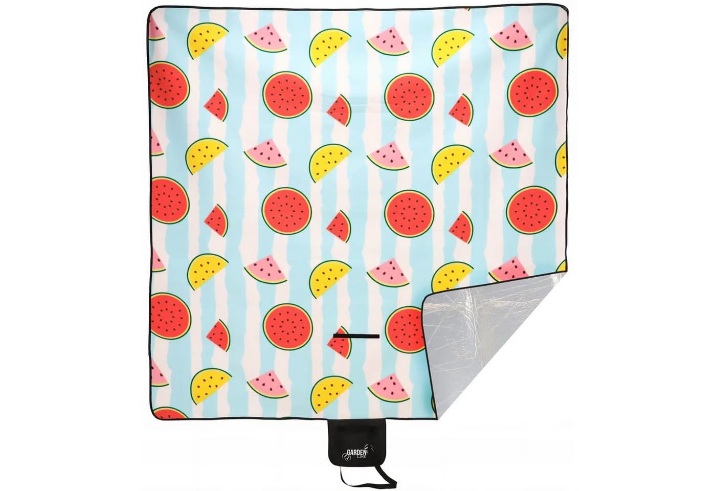 Sarcia Picknickdecke 200x200 cm wasserabweisend mit Tragegriff