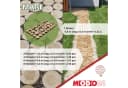 Modo24 Gartenweg aus Holzscheiben Tannenholz rustikal Bild 1