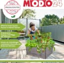 Modo24 Hochbeet Massivholz Grau Braune Beige Bild 1