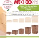 Modo24 Hochbeet Massivholz Grau Braune Beige Bild 3