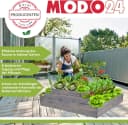 Modo24 Hochbeet Holz Kiefernholz höhenverstellbar Braun/Grau Bild 1