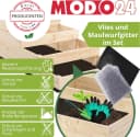 Modo24 Hochbeet Holz Kiefernholz höhenverstellbar Braun/Grau Bild 4