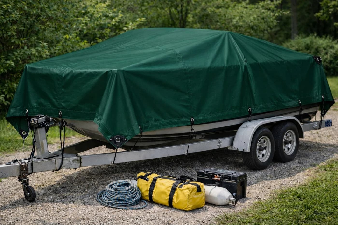 Roysson Garden Schutzplane 214 g/m² Grün Wasserdicht UV-beständig - Bild 3