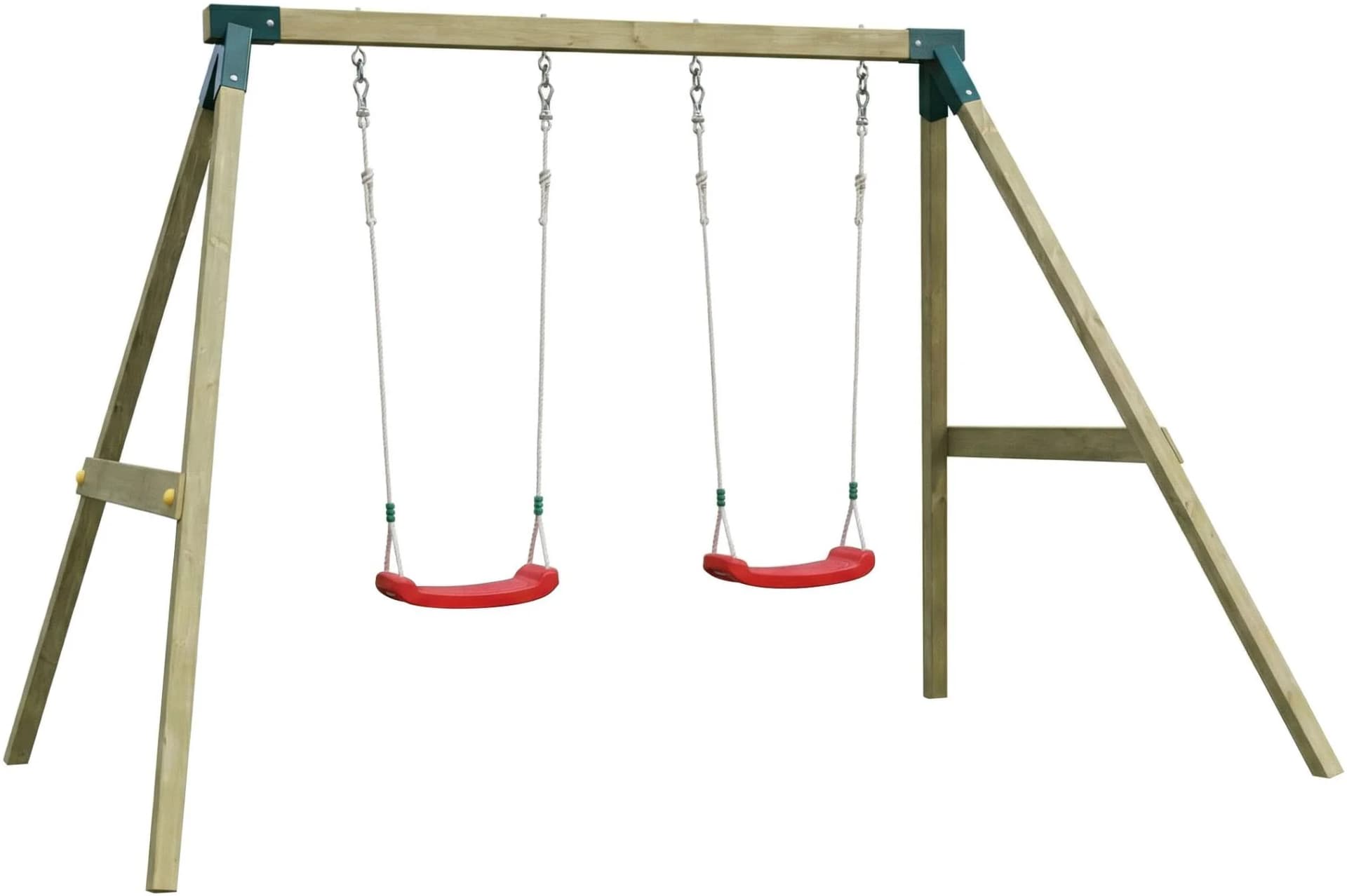 Fungoo FLY Light Doppelschaukel Massivholz Metall