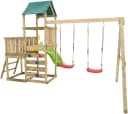FUNGOO MaxPlay 3.1 Spielturm Grün mit Rutsche und Schaukel Bild 4