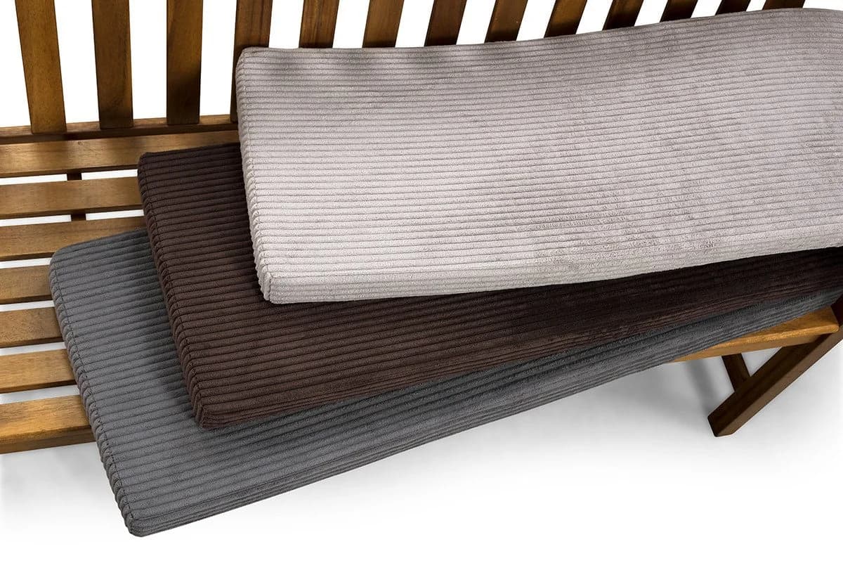 FAVRE Sitzkissen Bankauflage Grau Outdoor & Indoor