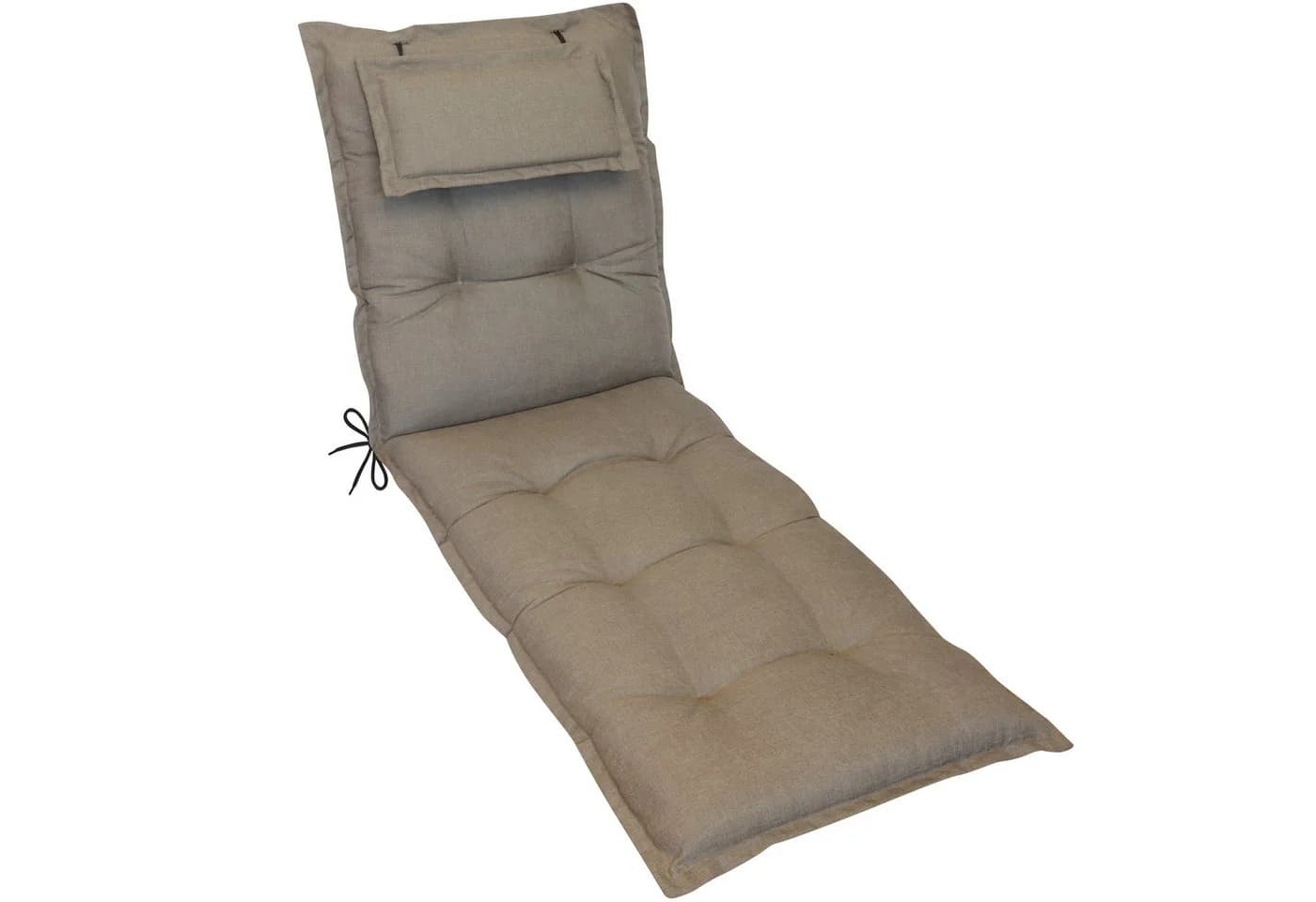 Herlag Liegenauflage Ava Polster Taupe UV-Schutz Extra Dick - Bild 2