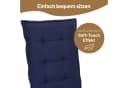Herlag Hochlehnerauflage Valeria Gartenstuhlauflage Blau Design-Edition Bild 5