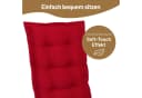 Herlag Hochlehnerauflage Valiera Design-Rot Bild 5