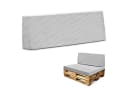 Amazinggirl Palettenkissen Outdoor Grau Beige Sitzpolster Bild 2
