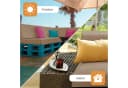 Amazinggirl Palettenkissen Outdoor Grau Beige Sitzpolster Bild 5