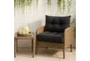 Amazinggirl Sitzkissen Outdoor Rattan Polster Beige Grau Bild 5