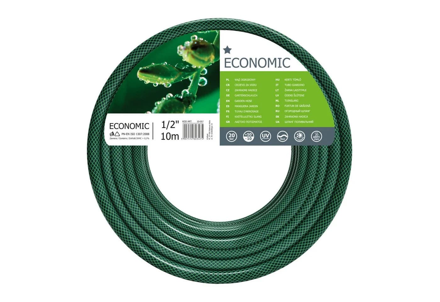 Cellfast Gartenschlauch 10m 3-Schicht UV-beständig