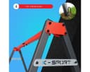 K-SPORT Doppelschaukel Gestell 150 kg Belastbar Silber Bild 4