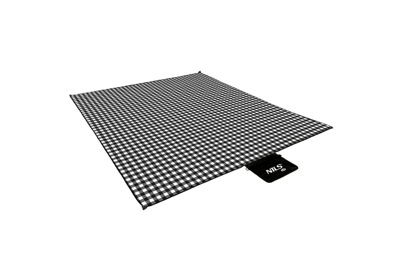 NILS CAMP Picknickdecke 300x200cm XXL Outdoordecke mit Tragegurt - Bild 2
