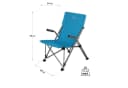 NILS CAMP Campingstuhl Klappbar Blau Outdoor Bild 3