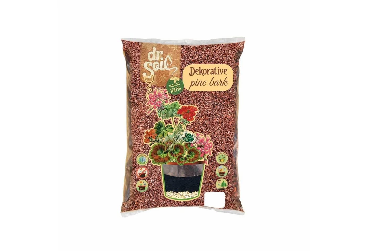 dr. Soil Rindenmulch Pinienrinde 5 Liter Beutel - Bild 2