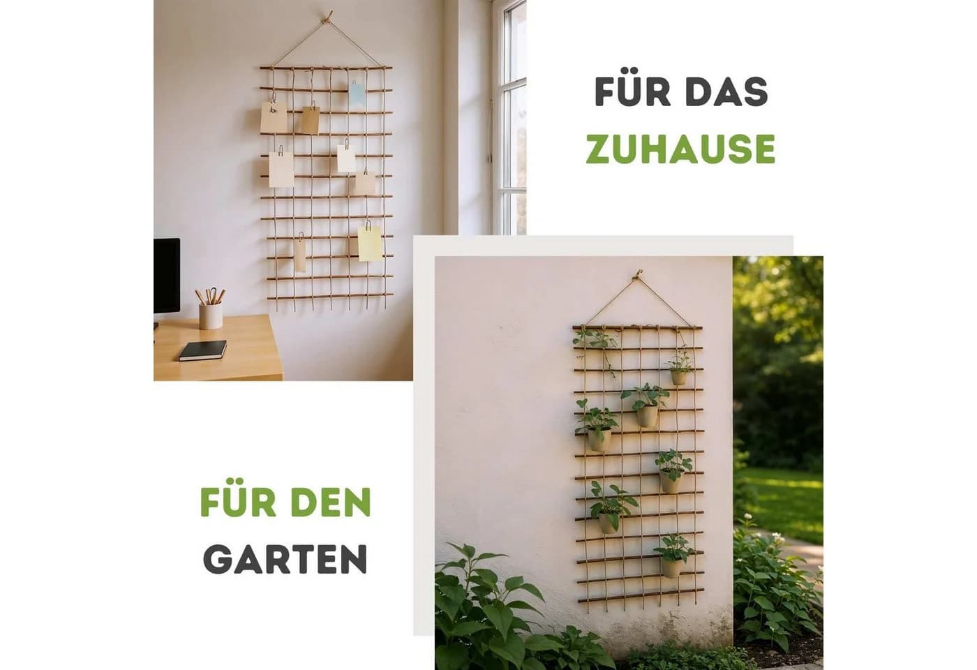 Floranica Rankhilfe Ranknetz Rankgitter für Garten Balkon und Terrasse - Bild 5