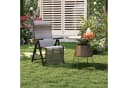 MC Star Gartenliege klappbar mit Kissen, 9-fach verstellbar, Schwarz+Grau Bild 4
