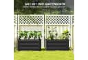 MC Star Hochbeet 2er-Set Metall Dunkelgrau Bild 5