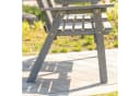 MC Star Gartenbank mit Tisch Grau Massivholz Bild 4
