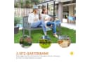 MC Star Gartenbank 2-Sitzer Grau Tannenholz Bild 3