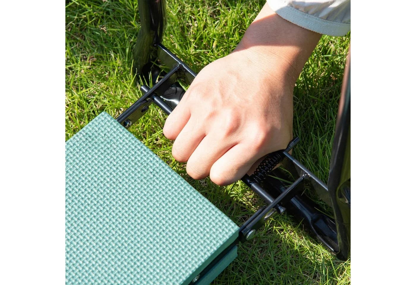 MC Star Gartenbank Kniebank für Gartenarbeit klappbar Gartenhocker - Bild 5