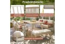 i@home Gartenlounge-Set 7-Personen Handgeflochten Beige Bild 3