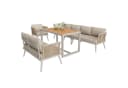 i@home Gartenlounge-Set 6-tlg. Siebensitzer Beige Bild 3