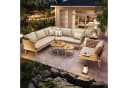 i@home Gartenlounge-Set 4-tlg. Sechssitzer Beige Bild 2
