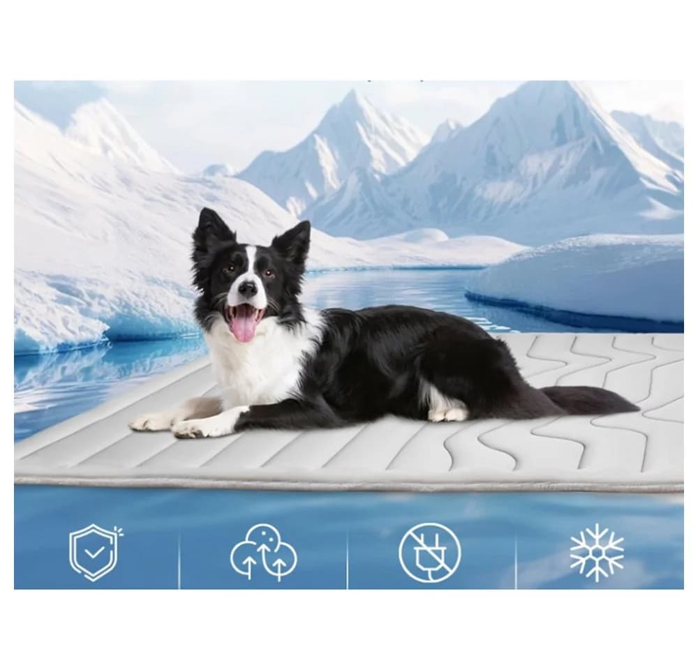 Agger Hundematte Kühlmatte Selbstkühlend Weiß - Bild 5