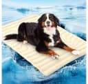 Agger Kühlmatte für Hunde & Katzen Selbstkühlend Weiß Bild 1