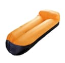 SIKAINI Luftsofa Schwarz-Orange Aufblasbar für Camping & Garten Bild 2