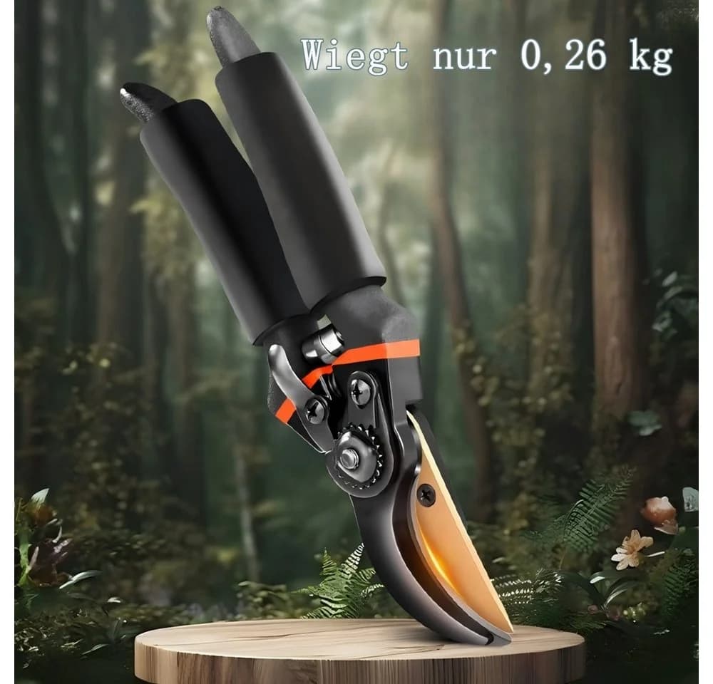 SIKAINI Gartenschere Rostfrei Ergonomisch für Obstbäume & Sträucher - Bild 3