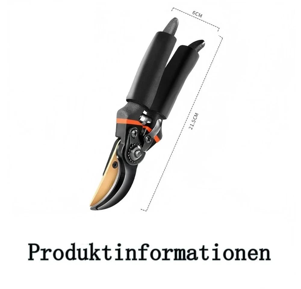 SIKAINI Gartenschere Rostfrei Ergonomisch für Obstbäume & Sträucher - Bild 5