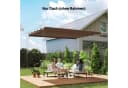 Novzep Pavillon-Ersatzdach 3,5x2,6m Hellgrau Polyester Bild 1