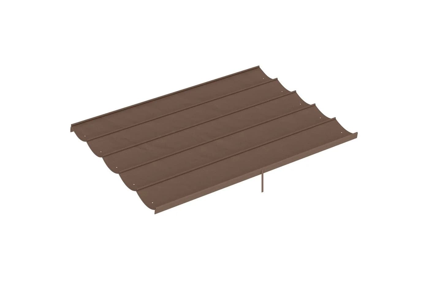 Novzep Pavillon-Ersatzdach 3,5x2,6m Hellgrau Polyester - Bild 2
