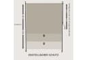 MC Star Senkrechtmarkise Beige Aluminium Bild 1