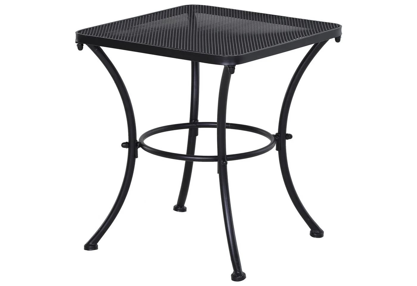 MC Star Beistelltisch Schwarz Metall 45x45x50cm - Bild 2
