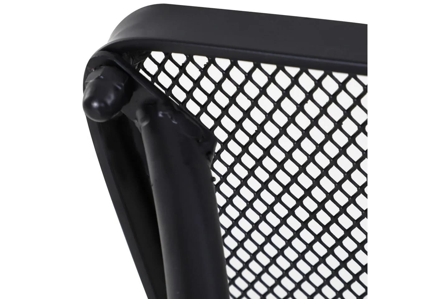 MC Star Beistelltisch Schwarz Metall 45x45x50cm - Bild 4