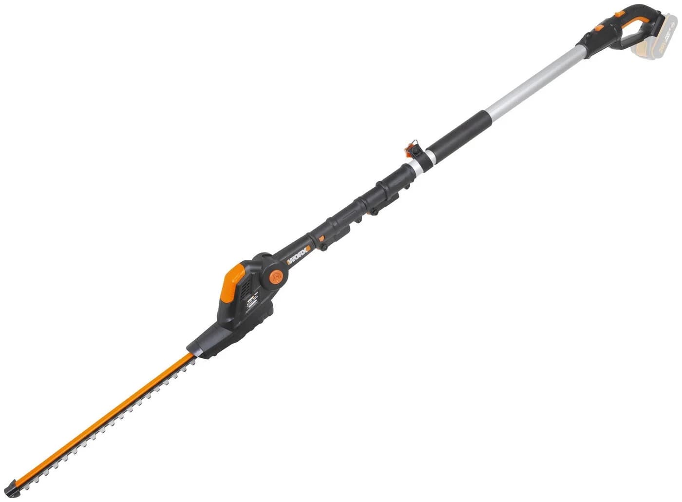 Worx Akku-Heckenschere 20V WG252E.9 Schwarz Teleskopstiel 3,6m - Bild 5