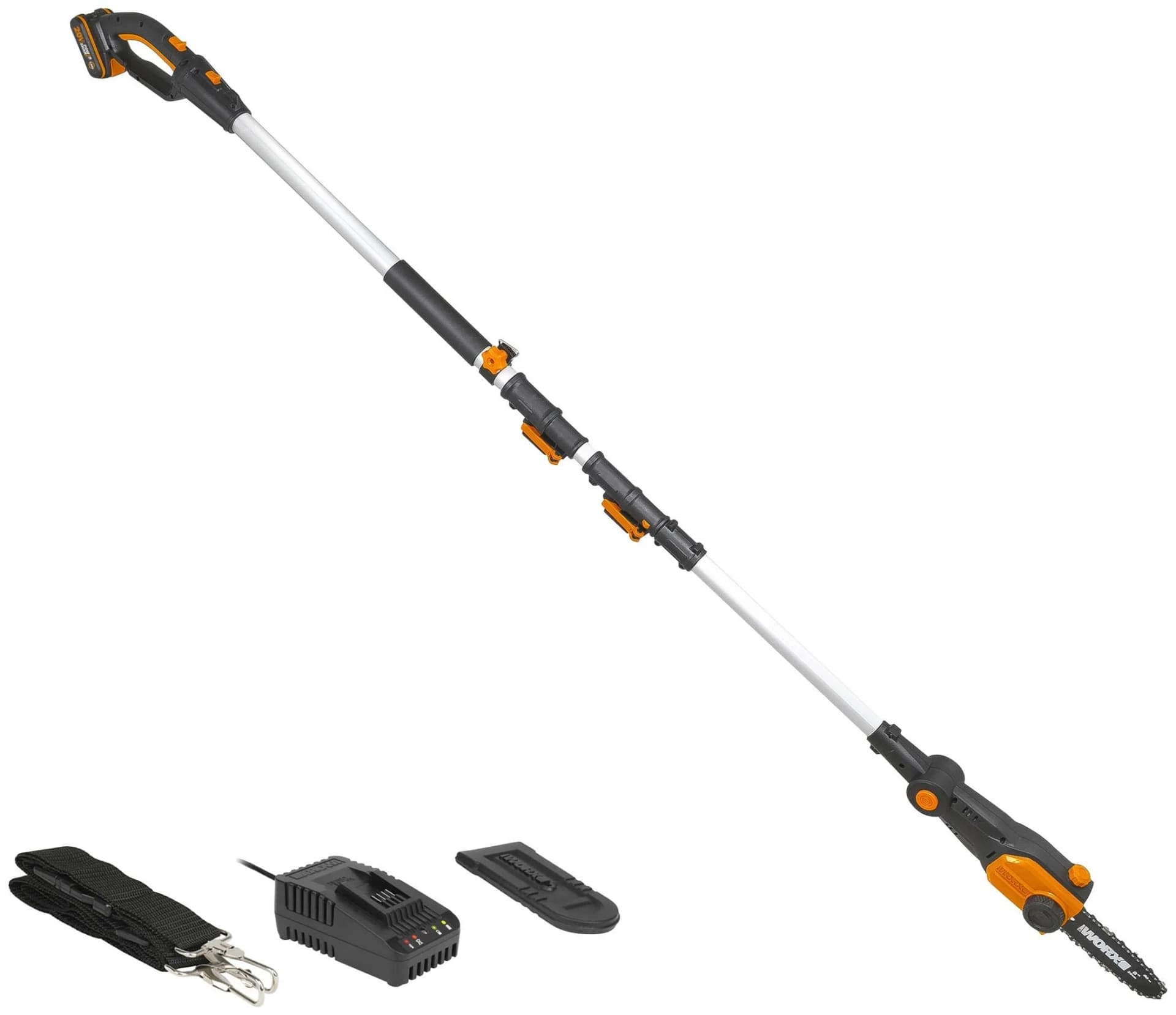 WORX Akku-Hochentaster 20V mit Teleskopgriff Schwarz