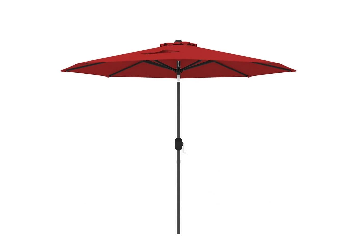 COSTWAY Sonnenschirm Rot 270cm neigbar - Bild 2