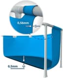 Intex Framepool Rechteckig Aufstellpool Blau Stahlrahmen Bild 2