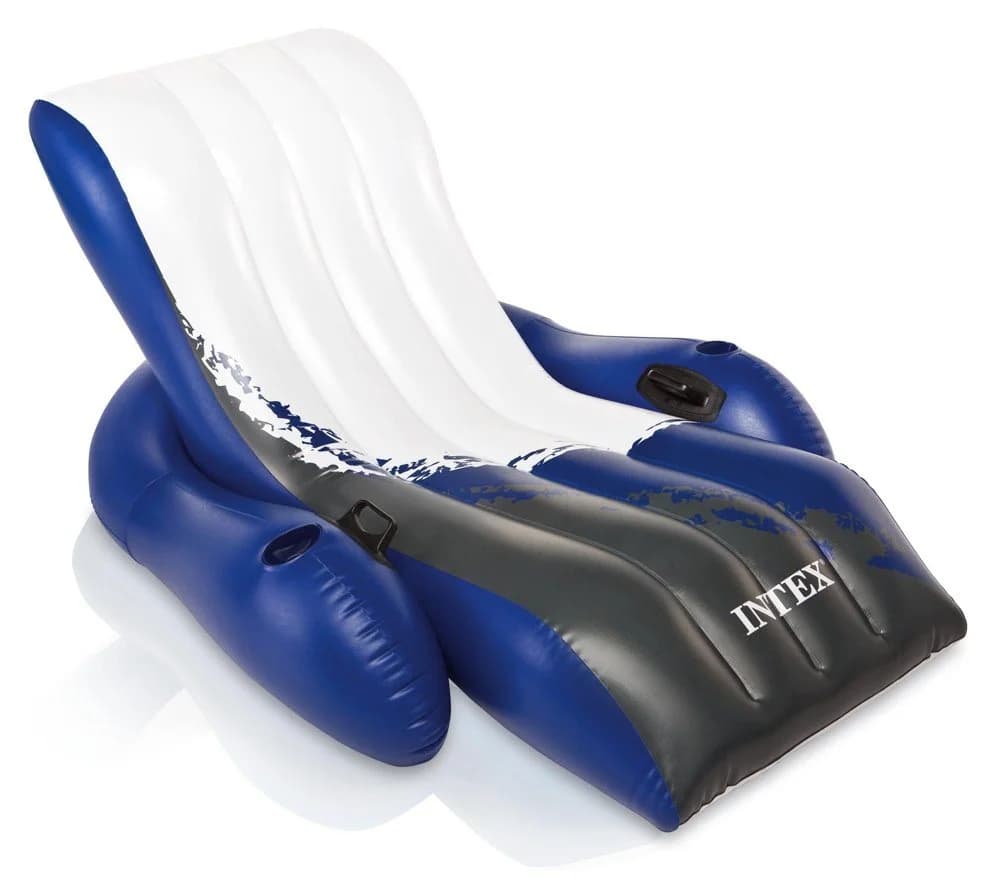 Intex Schwimmsitz Relax Pool Lounge Deluxe mit Getränkehaltern