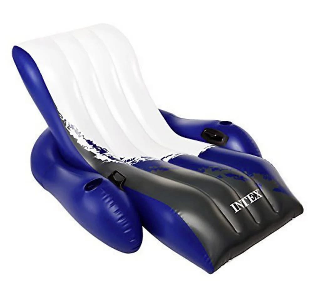 Intex Schwimmsitz Relax Pool Lounge Deluxe mit Getränkehaltern - Bild 4