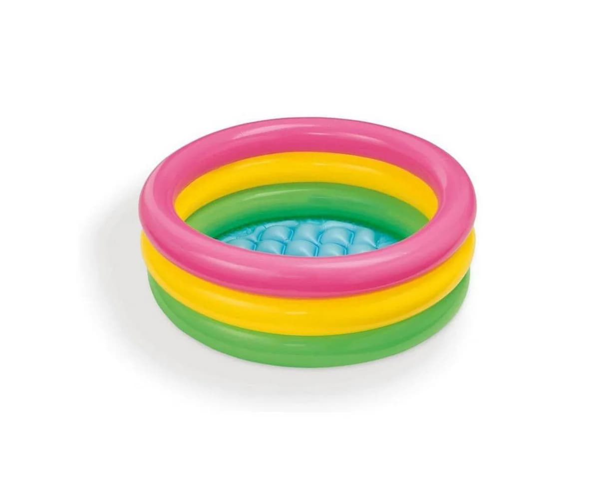 Intex Planschbecken SUNSET GLOW BABY POOL Regenbogenfarben